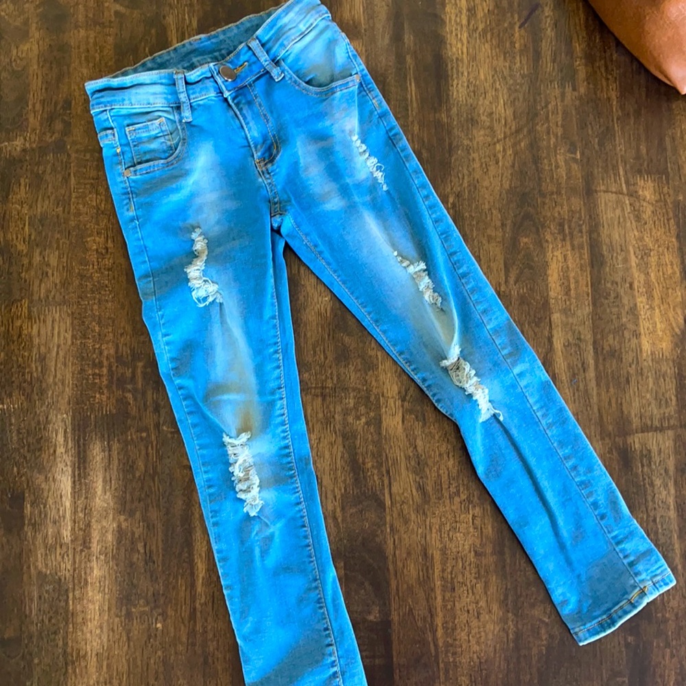 Boys distressed jeans